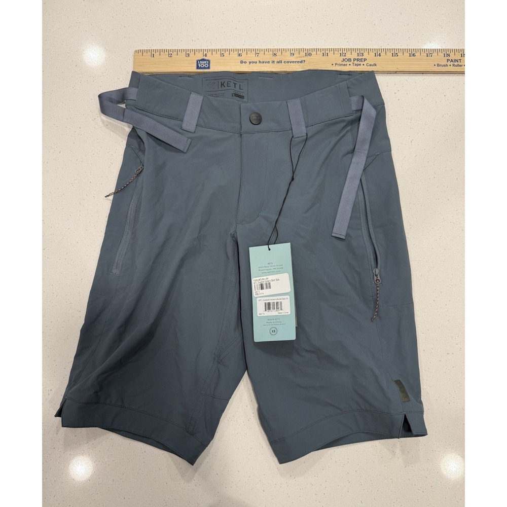 Ketl Mountain Apparel Overshort Womens Shorts Size XS Slate